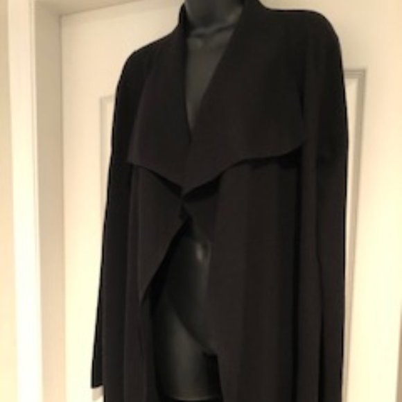 Theory black Wool Sweater sz Lg GUC